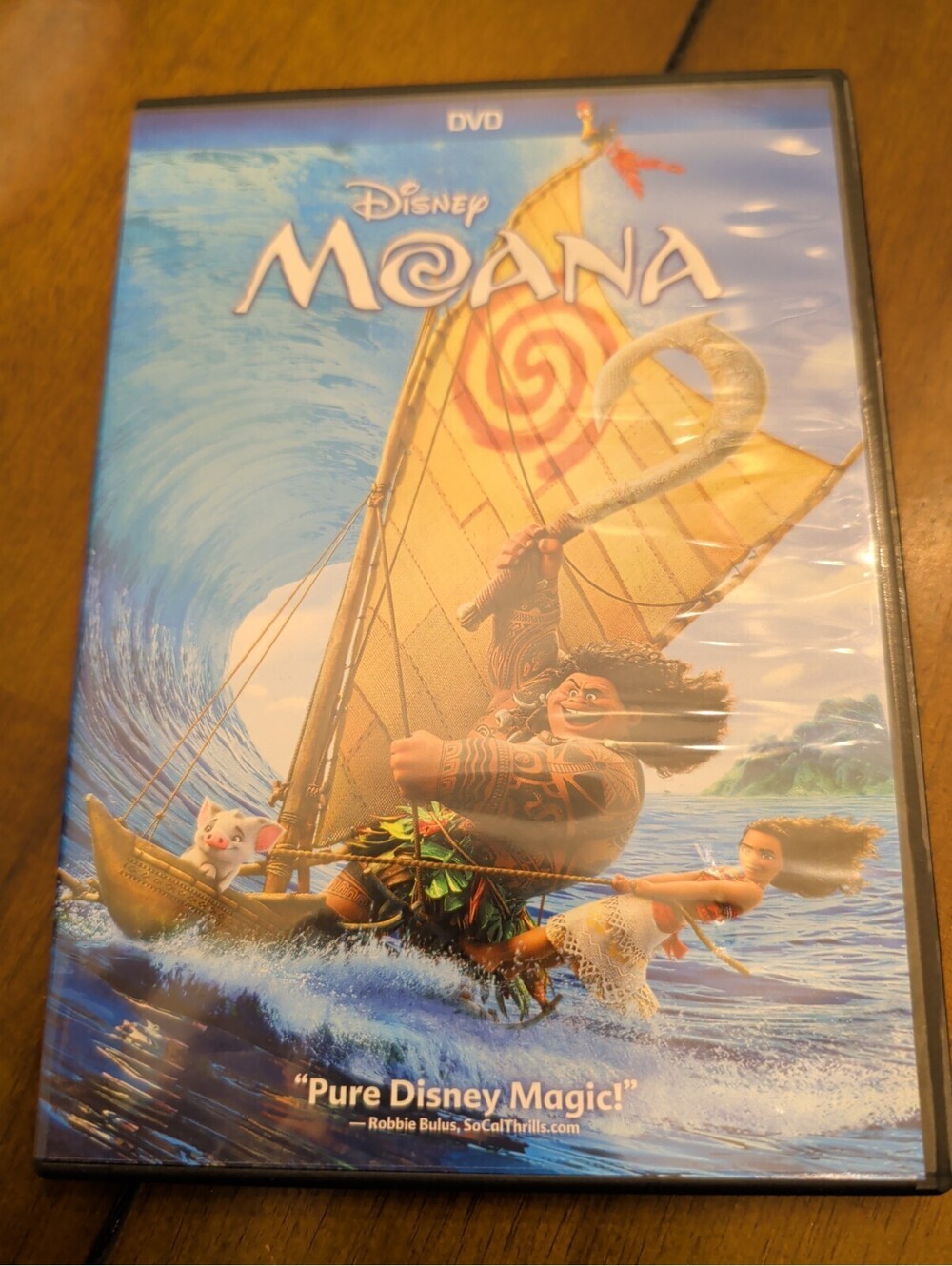 Disney Moana DVD - Blue & Gold Cover